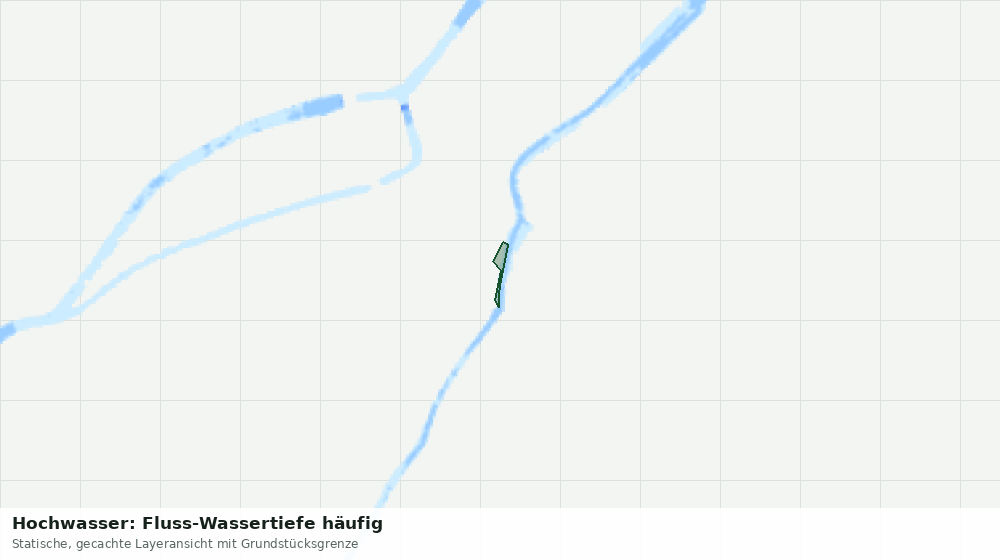 Statische Kartenansicht: Hochwasser: Fluss-Wassertiefe häufig