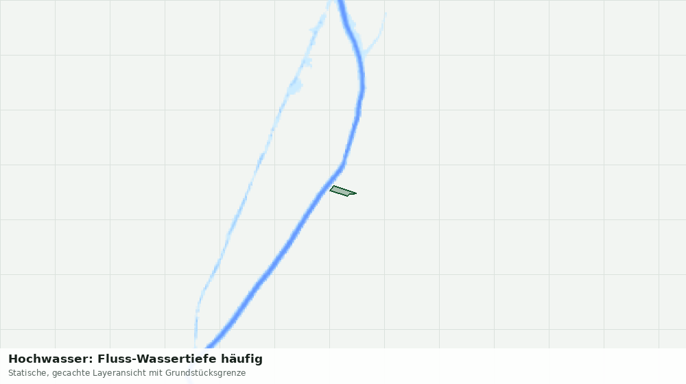 Statische Kartenansicht: Hochwasser: Fluss-Wassertiefe häufig