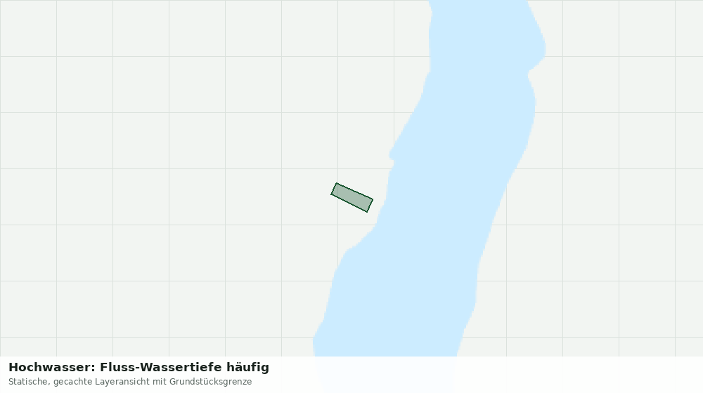 Statische Kartenansicht: Hochwasser: Fluss-Wassertiefe häufig