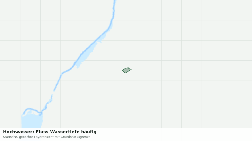 Statische Kartenansicht: Hochwasser: Fluss-Wassertiefe häufig
