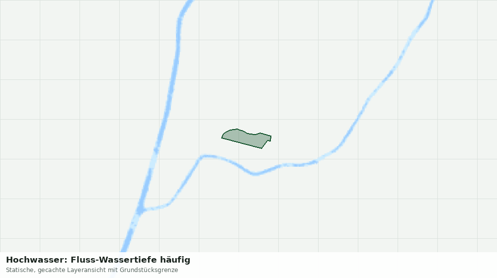 Statische Kartenansicht: Hochwasser: Fluss-Wassertiefe häufig