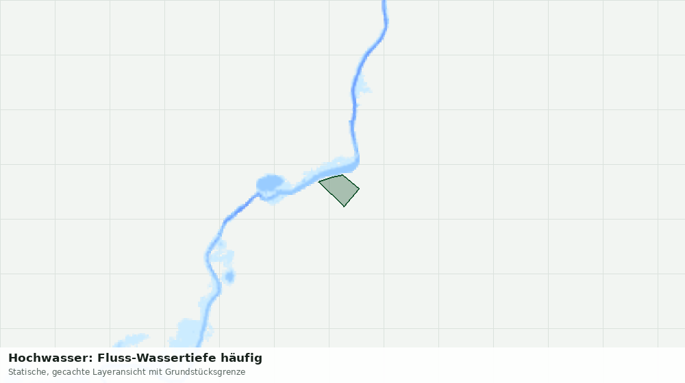 Statische Kartenansicht: Hochwasser: Fluss-Wassertiefe häufig