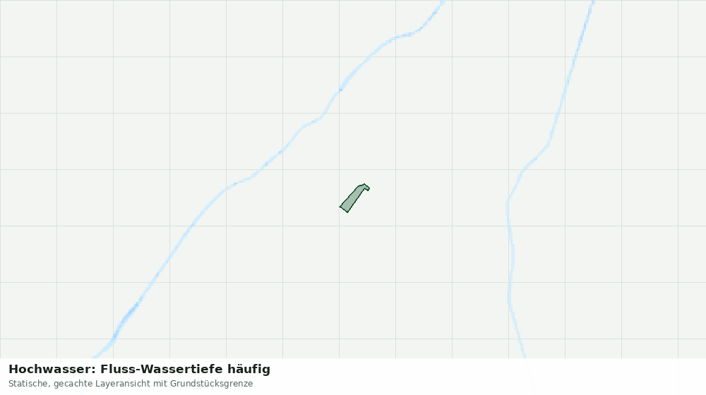 Statische Kartenansicht: Hochwasser: Fluss-Wassertiefe häufig
