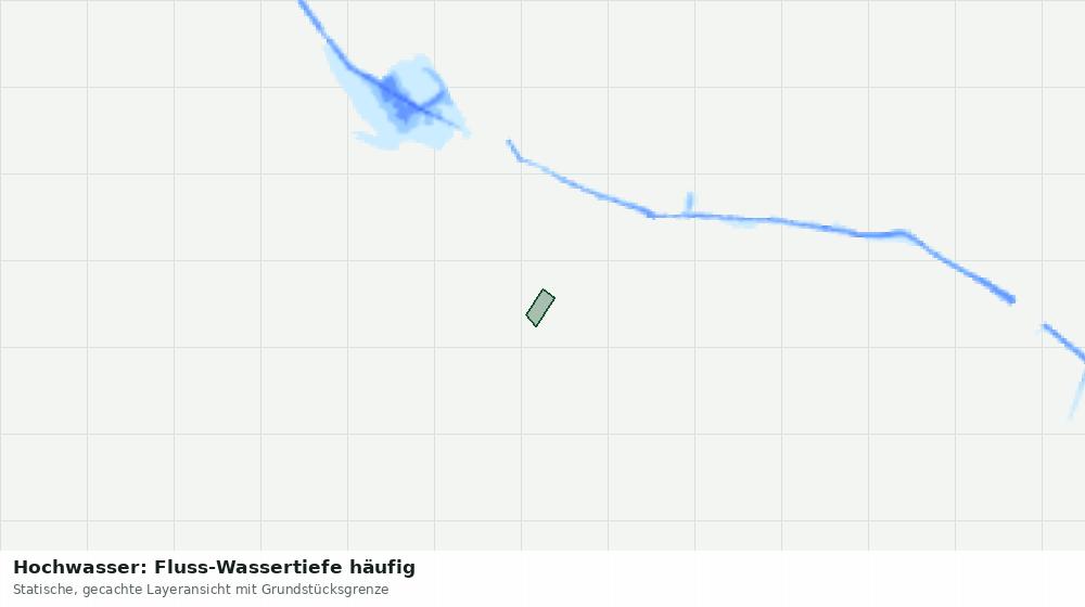 Statische Kartenansicht: Hochwasser: Fluss-Wassertiefe häufig