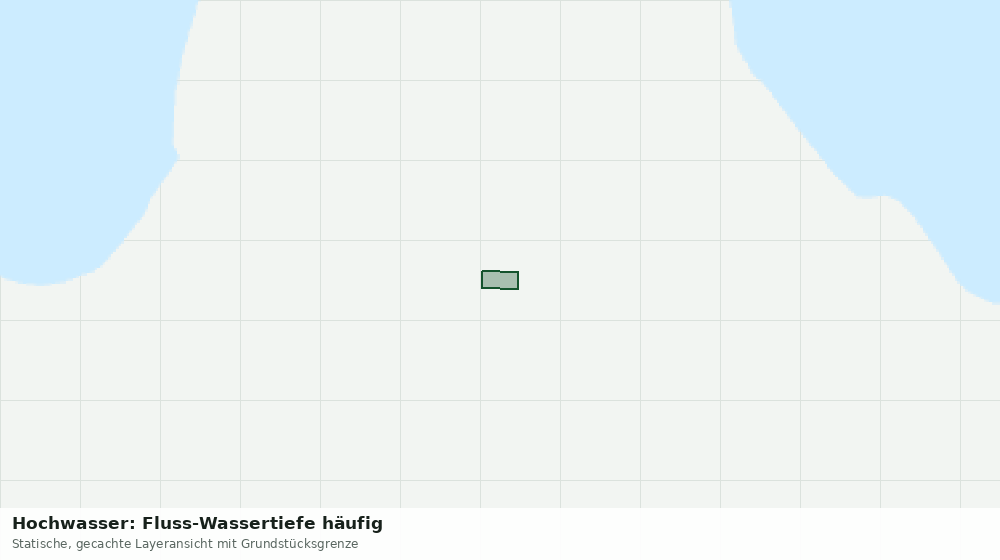 Statische Kartenansicht: Hochwasser: Fluss-Wassertiefe häufig