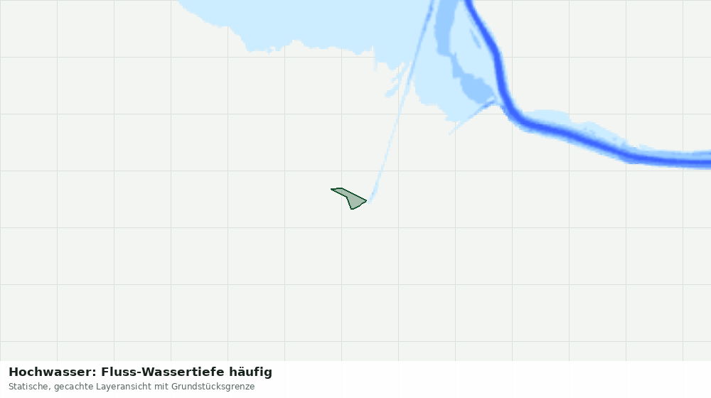 Statische Kartenansicht: Hochwasser: Fluss-Wassertiefe häufig