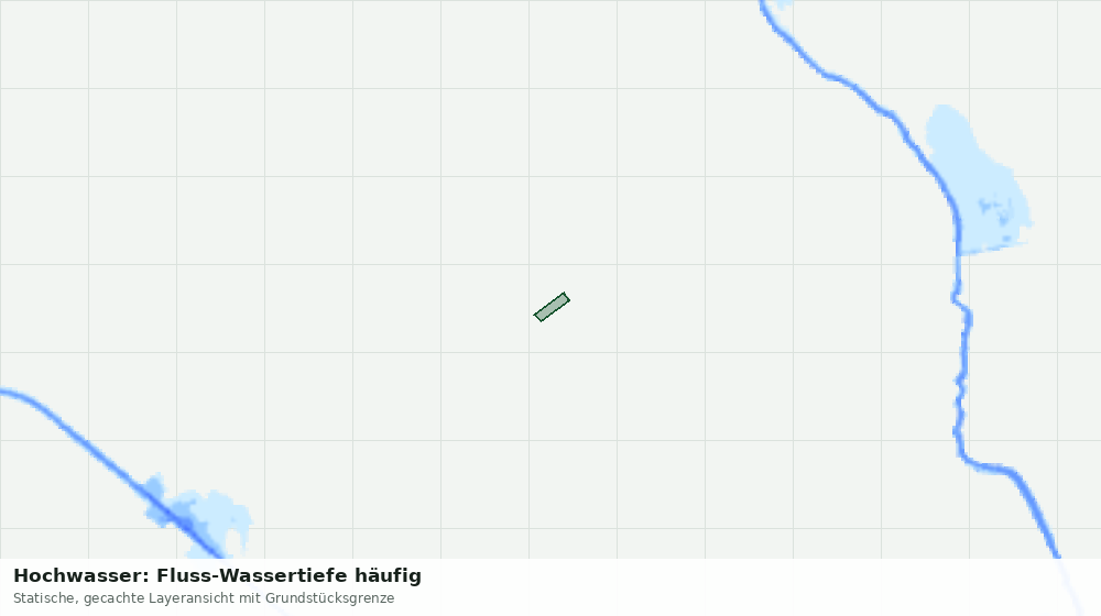 Statische Kartenansicht: Hochwasser: Fluss-Wassertiefe häufig