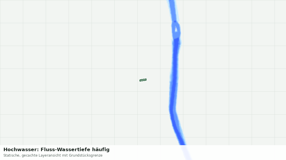 Statische Kartenansicht: Hochwasser: Fluss-Wassertiefe häufig