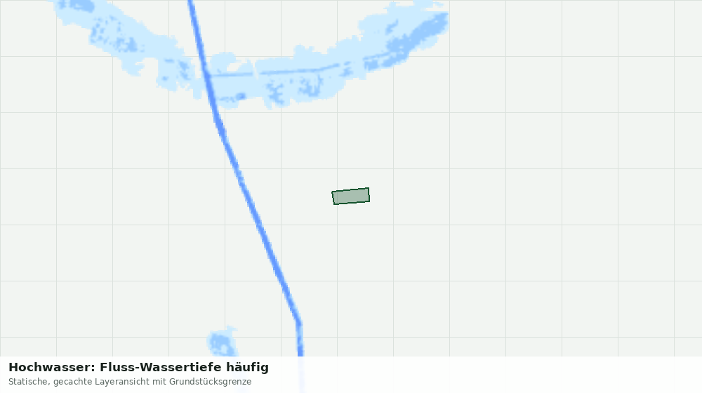 Statische Kartenansicht: Hochwasser: Fluss-Wassertiefe häufig