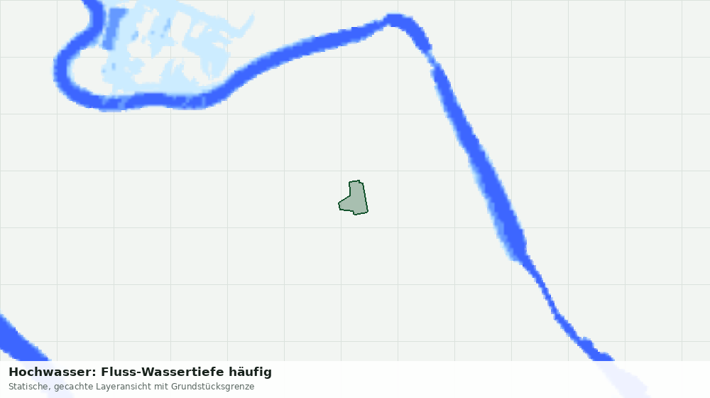 Statische Kartenansicht: Hochwasser: Fluss-Wassertiefe häufig