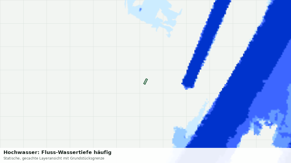Statische Kartenansicht: Hochwasser: Fluss-Wassertiefe häufig