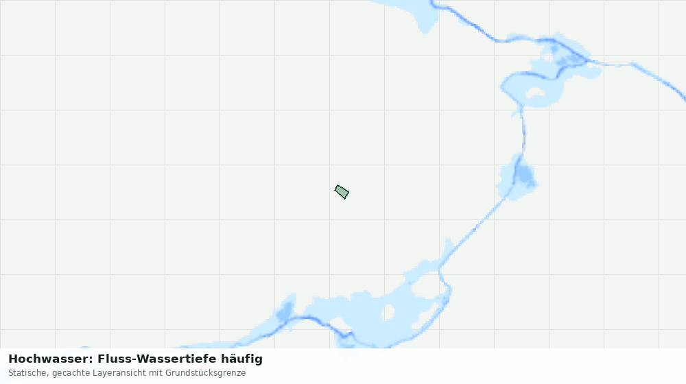 Statische Kartenansicht: Hochwasser: Fluss-Wassertiefe häufig