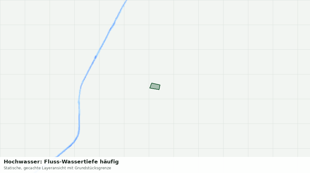 Statische Kartenansicht: Hochwasser: Fluss-Wassertiefe häufig