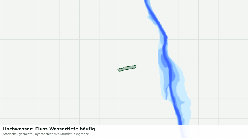 Statische Kartenansicht: Hochwasser: Fluss-Wassertiefe häufig