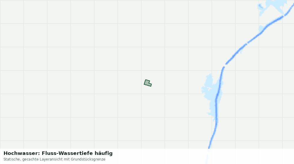 Statische Kartenansicht: Hochwasser: Fluss-Wassertiefe häufig