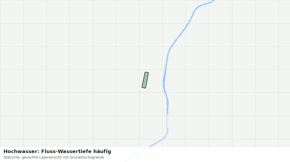 Statische Kartenansicht: Hochwasser: Fluss-Wassertiefe häufig