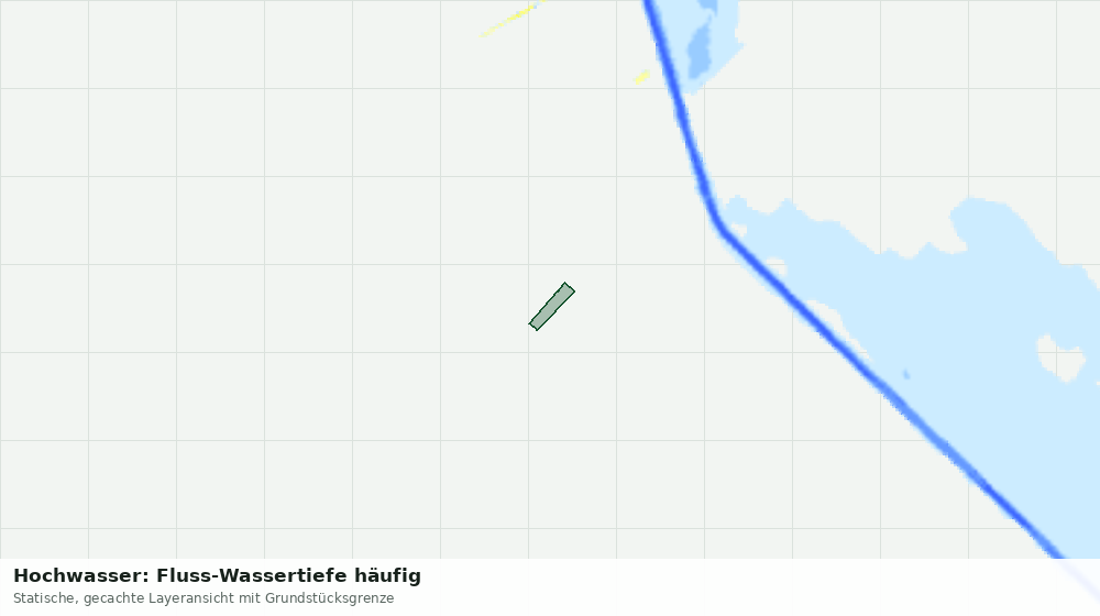 Statische Kartenansicht: Hochwasser: Fluss-Wassertiefe häufig