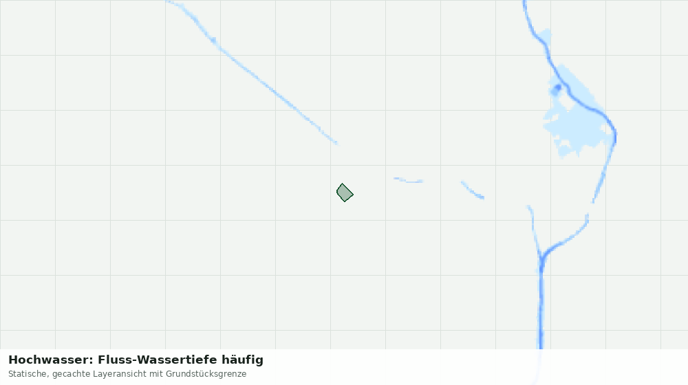 Statische Kartenansicht: Hochwasser: Fluss-Wassertiefe häufig