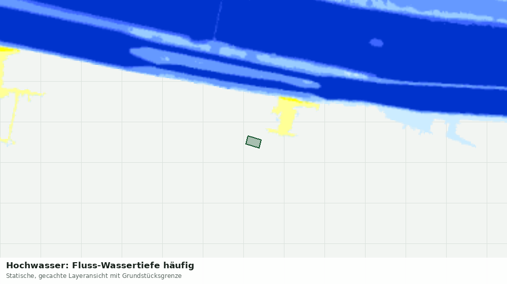 Statische Kartenansicht: Hochwasser: Fluss-Wassertiefe häufig