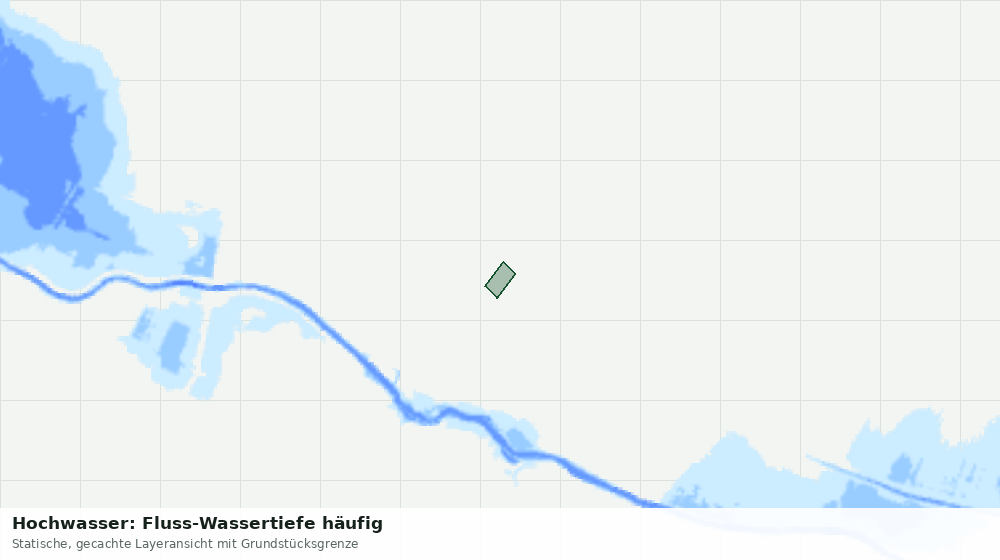 Statische Kartenansicht: Hochwasser: Fluss-Wassertiefe häufig