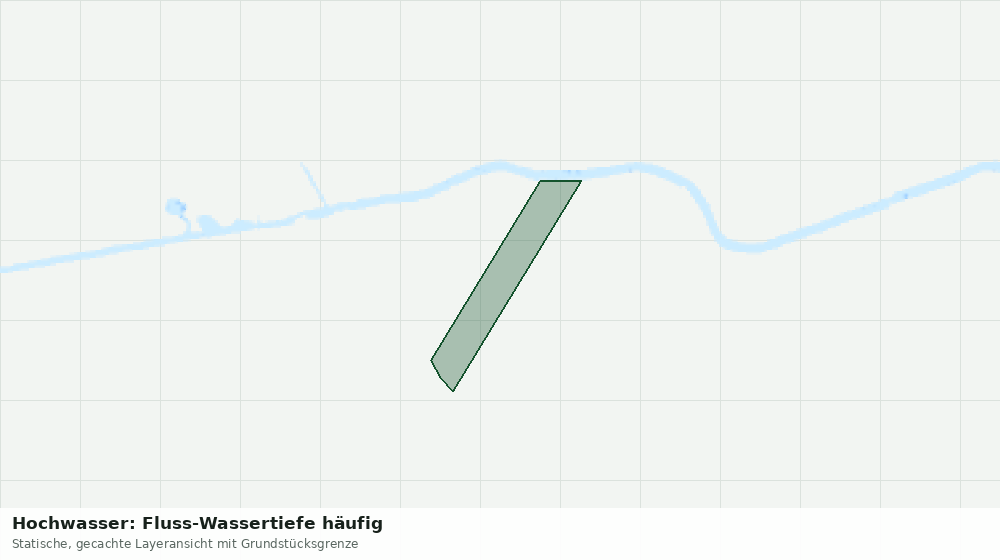 Statische Kartenansicht: Hochwasser: Fluss-Wassertiefe häufig