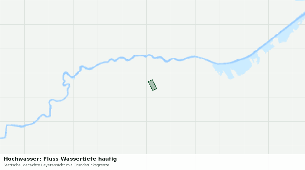Statische Kartenansicht: Hochwasser: Fluss-Wassertiefe häufig