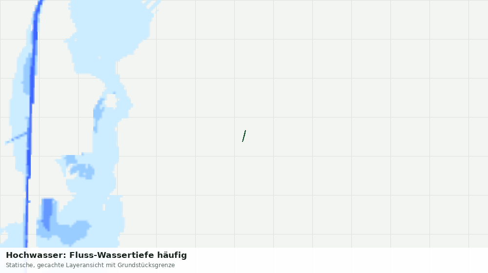 Statische Kartenansicht: Hochwasser: Fluss-Wassertiefe häufig