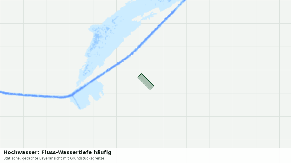 Statische Kartenansicht: Hochwasser: Fluss-Wassertiefe häufig
