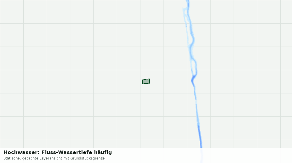 Statische Kartenansicht: Hochwasser: Fluss-Wassertiefe häufig