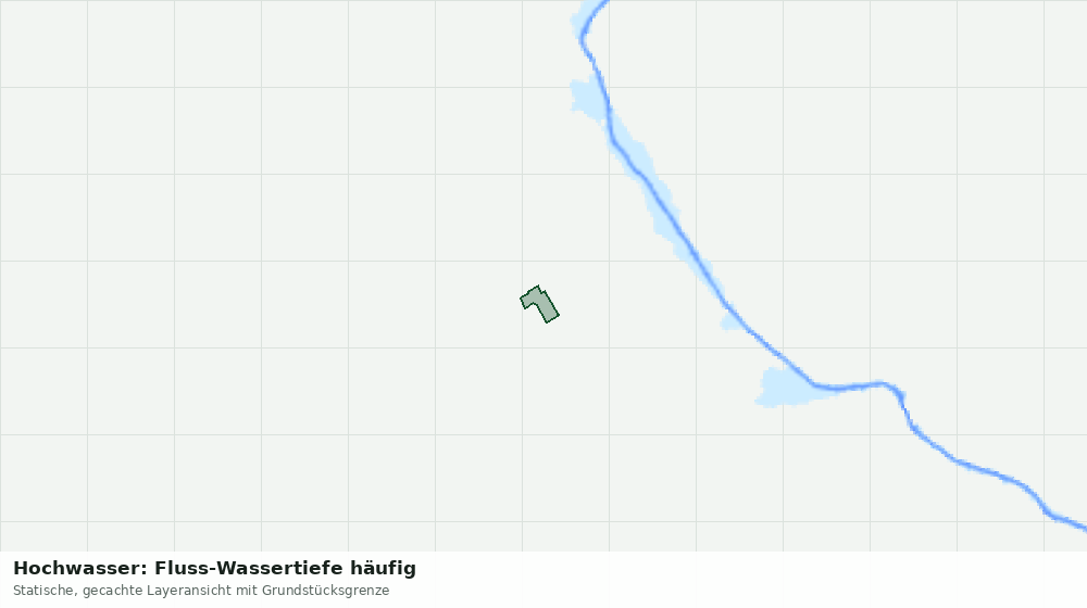 Statische Kartenansicht: Hochwasser: Fluss-Wassertiefe häufig