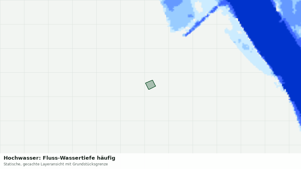 Statische Kartenansicht: Hochwasser: Fluss-Wassertiefe häufig