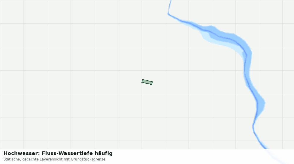 Statische Kartenansicht: Hochwasser: Fluss-Wassertiefe häufig