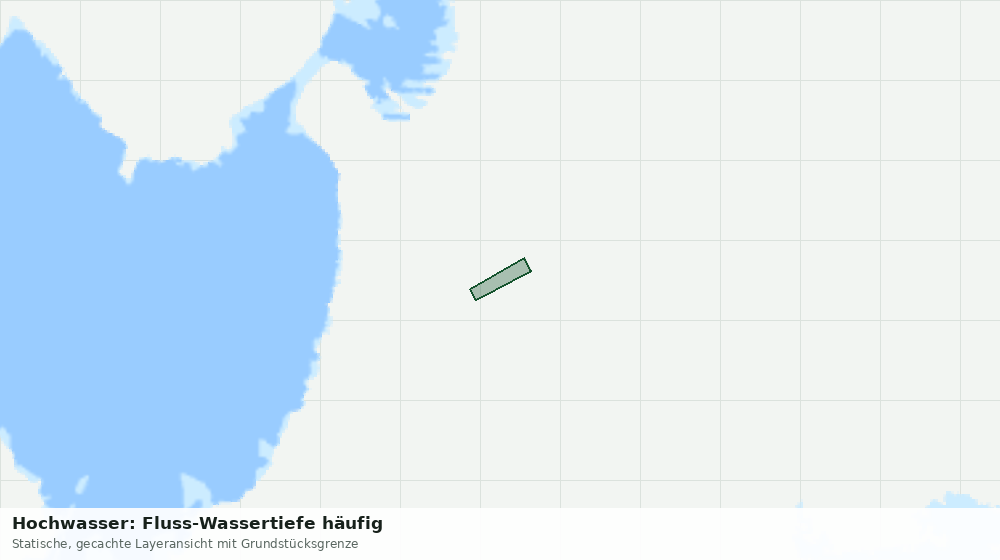 Statische Kartenansicht: Hochwasser: Fluss-Wassertiefe häufig