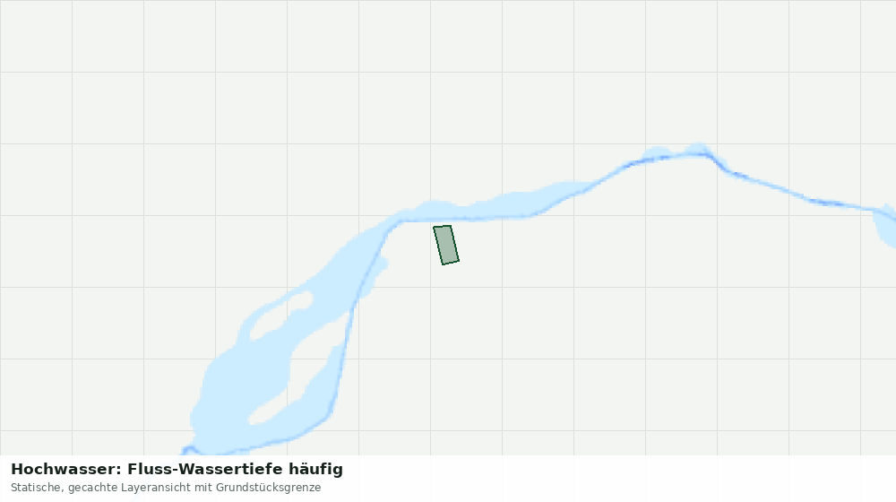 Statische Kartenansicht: Hochwasser: Fluss-Wassertiefe häufig