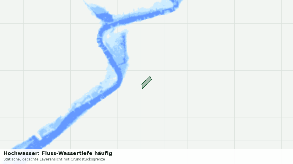 Statische Kartenansicht: Hochwasser: Fluss-Wassertiefe häufig