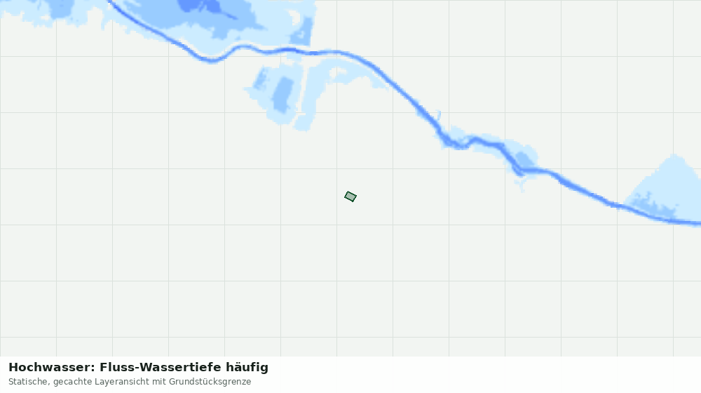 Statische Kartenansicht: Hochwasser: Fluss-Wassertiefe häufig