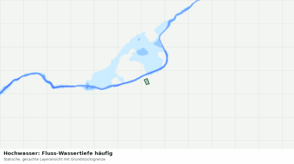 Statische Kartenansicht: Hochwasser: Fluss-Wassertiefe häufig