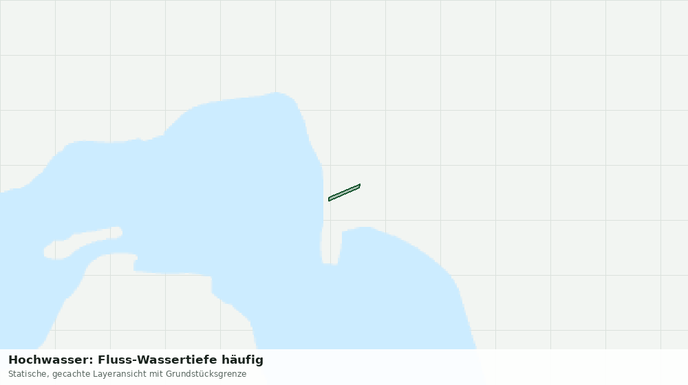 Statische Kartenansicht: Hochwasser: Fluss-Wassertiefe häufig