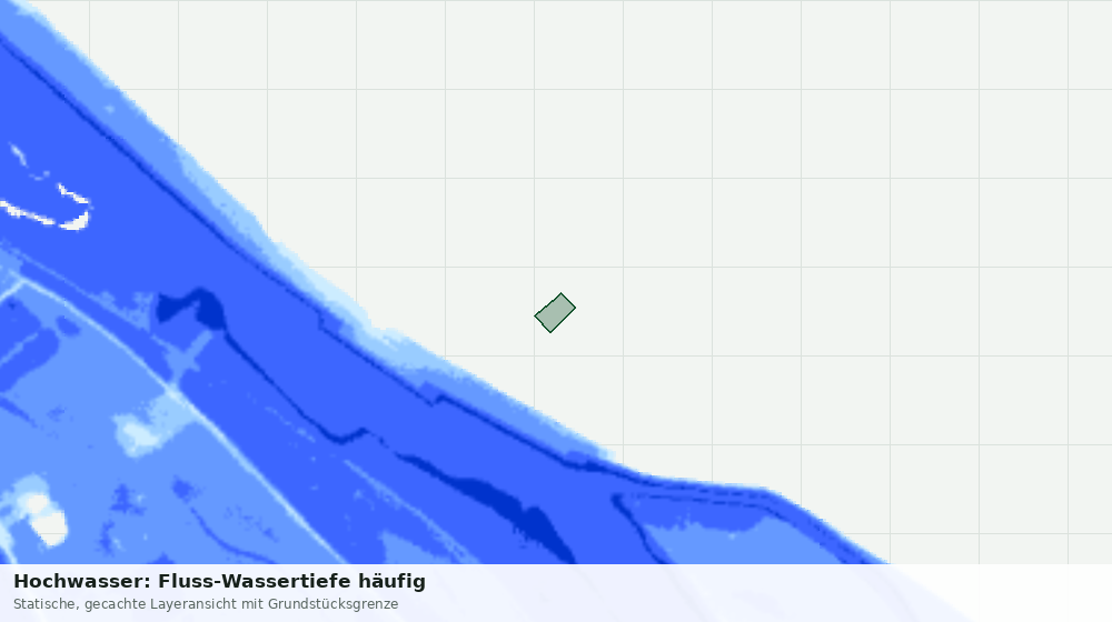 Statische Kartenansicht: Hochwasser: Fluss-Wassertiefe häufig