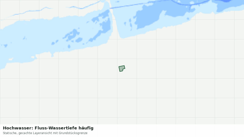 Statische Kartenansicht: Hochwasser: Fluss-Wassertiefe häufig