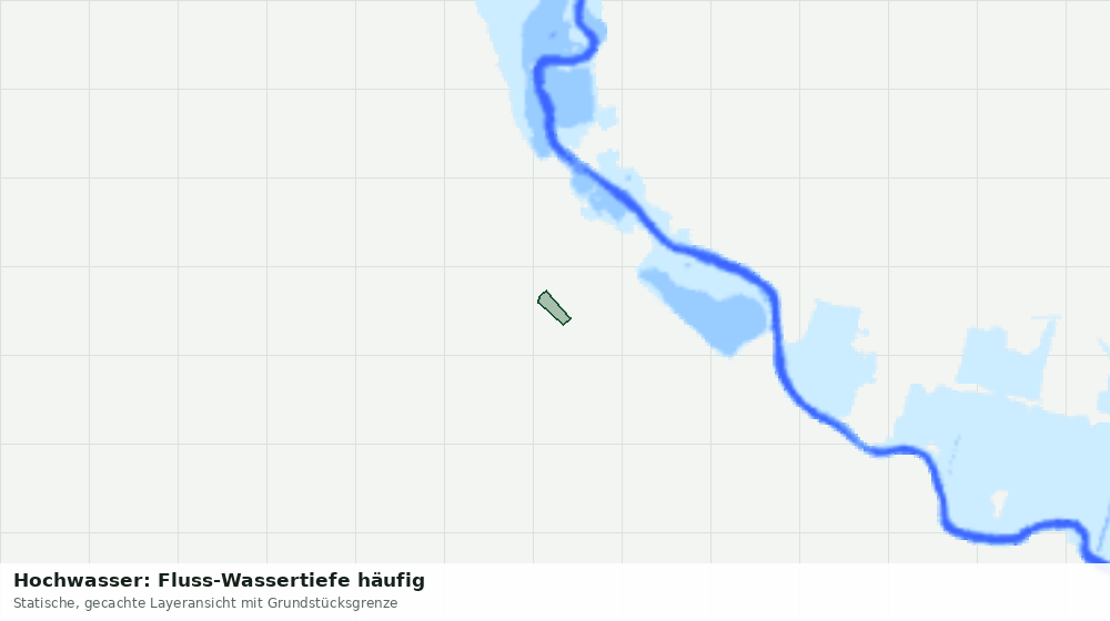 Statische Kartenansicht: Hochwasser: Fluss-Wassertiefe häufig
