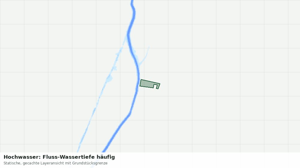 Statische Kartenansicht: Hochwasser: Fluss-Wassertiefe häufig