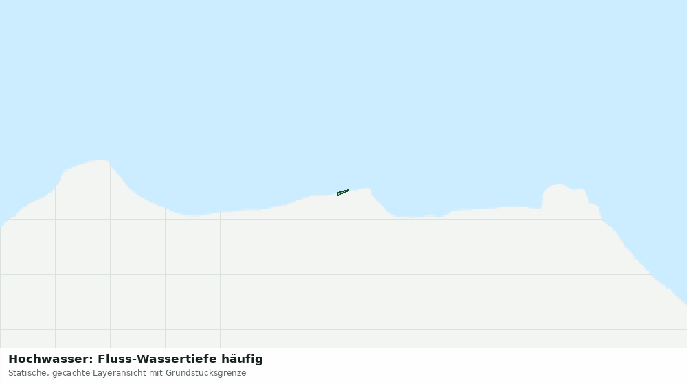 Statische Kartenansicht: Hochwasser: Fluss-Wassertiefe häufig