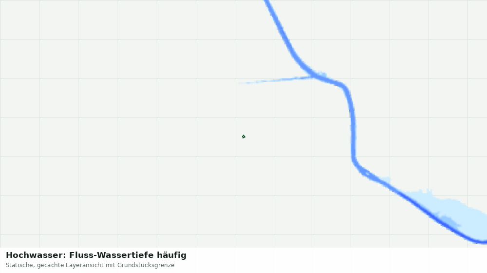 Statische Kartenansicht: Hochwasser: Fluss-Wassertiefe häufig