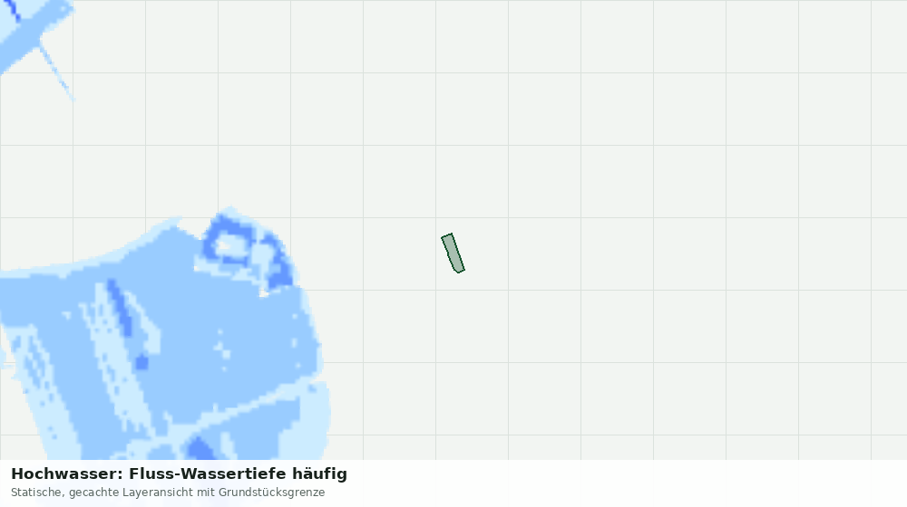 Statische Kartenansicht: Hochwasser: Fluss-Wassertiefe häufig
