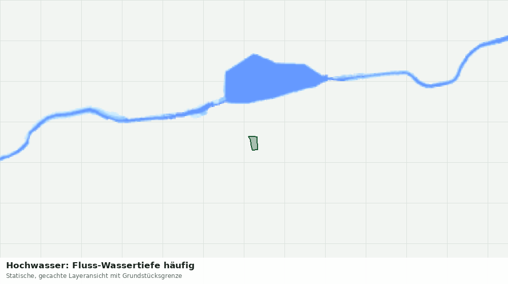 Statische Kartenansicht: Hochwasser: Fluss-Wassertiefe häufig