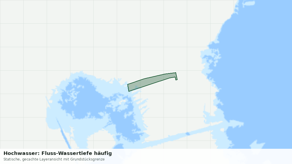 Statische Kartenansicht: Hochwasser: Fluss-Wassertiefe häufig