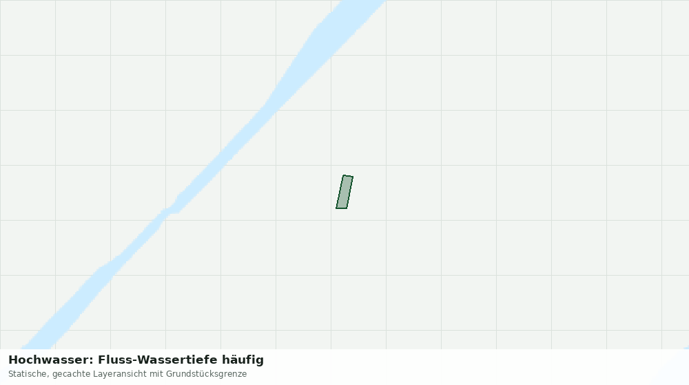Statische Kartenansicht: Hochwasser: Fluss-Wassertiefe häufig
