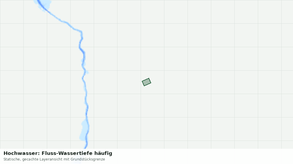 Statische Kartenansicht: Hochwasser: Fluss-Wassertiefe häufig