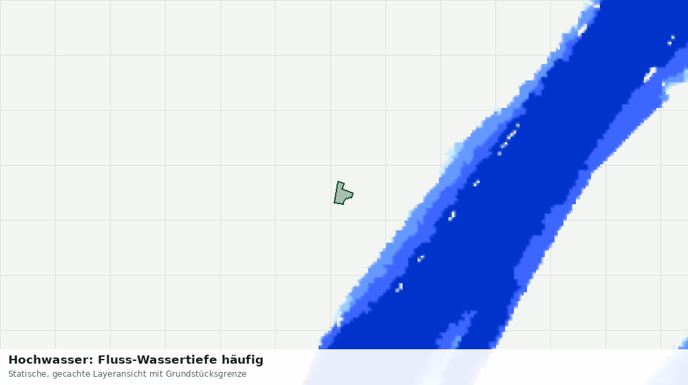 Statische Kartenansicht: Hochwasser: Fluss-Wassertiefe häufig